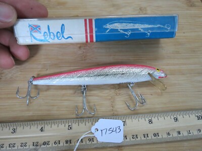 Lot de leurres de pêche anciens Heddon, Rebel, Arbogast et