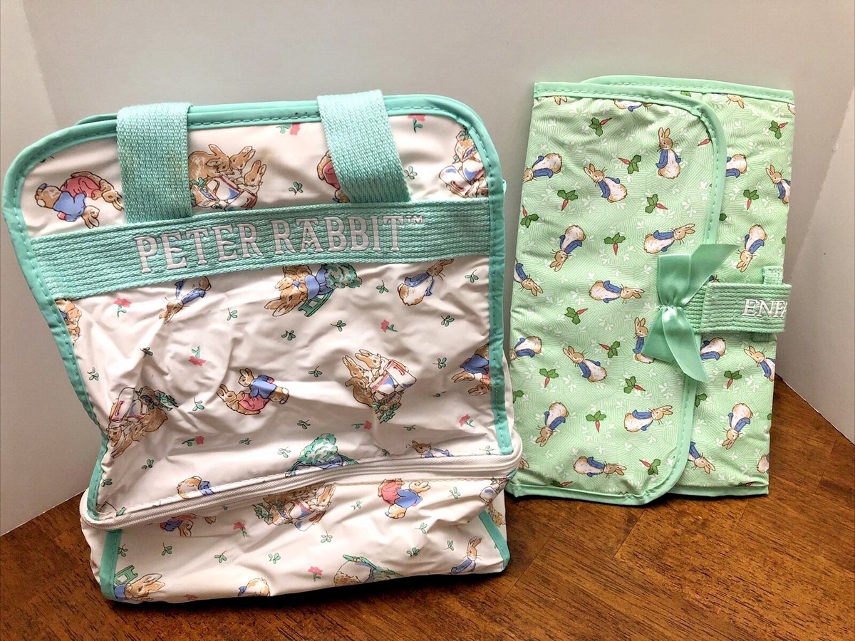 Peter Rabbit Enfamil Baby Diaper Bag Diaper Changing Pad w
