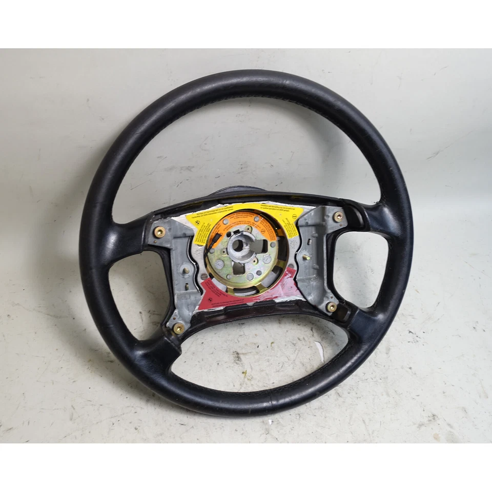 1987-1990 BMW E34 5-Series E24 E32 Factory Leather Steering Wheel OEM - Imagem 2 de 4