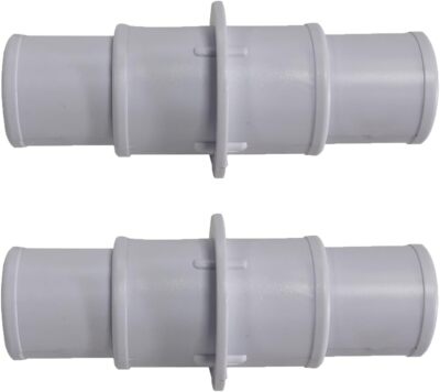 2 Pack  1-1/4'' or 1-1/2'' Pool Hose Connector Coupling Adapter for Pool Vacuum