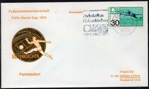 Germany 1974 - FIFA - World Cup - Gelsenkirchen - Park Stadium - Cover