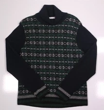 J.W Anderson Uniqlo Mens Fair Isle Lambswool Jacquard Turtleneck Sweater M