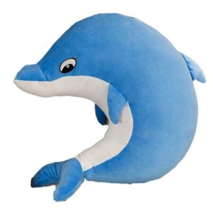 Peluche Dauphin Bebe Bleu Rose Et Mauve Peluche Pour Enfant Jolie Cute Ebay