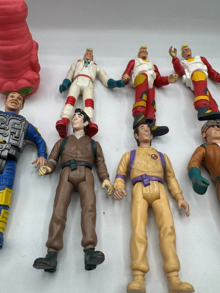 Real Ghostbusters vintage lot action figures 1986 Kenner Egon Ray Peter Winston - Image 3 of 4