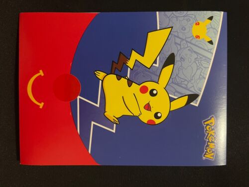 2021 Pokemon Cards McDonalds 25th Anniversary Booster Pack Sealed Unopened - Picture 1 of 2