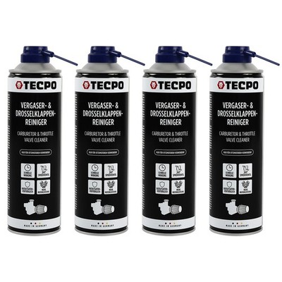 4x 500ml VERGASER DROSSELKLAPPEN REINIGER AGR VENTIL ANSAUG-SYSTEM SPRAY CLEANER