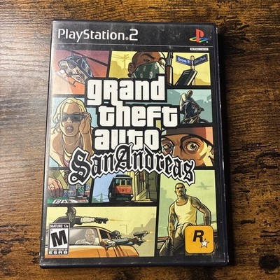 Grand Theft Auto: San Andreas (PS2, 2004) With Map