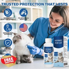 Cat Dewormer Broad Spectrum Digestive Cleanser Worm Removal