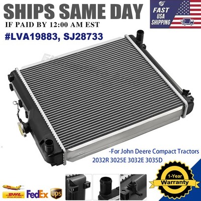 Radiator SJ28733 LVA19883 For John Deere Compact 2032R 3025E 3032E 3035D Tractor
