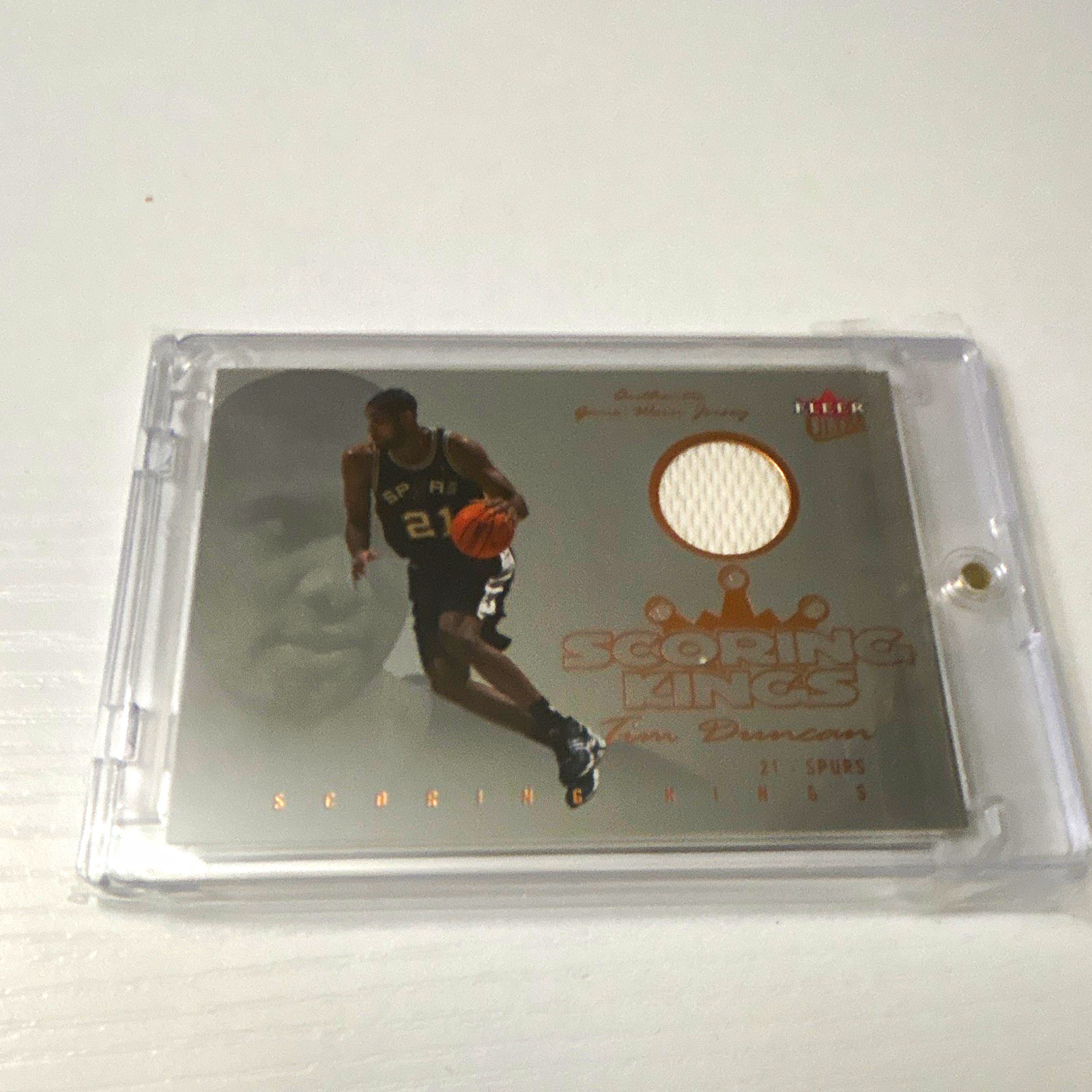 Tim Duncan 2004-05 Fleer Ultra Scoring Kings SK/TD Spurs Memorabilia Insert