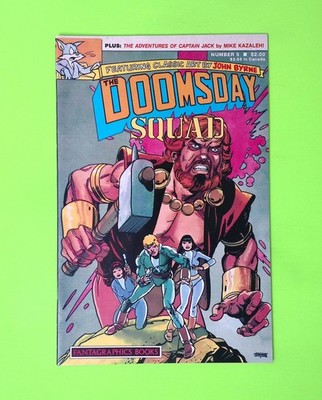 Doomsday Squad #5 1987 Fantagraphics Books Higher Grade Comic Book B19-204