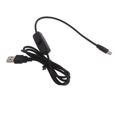 1M Cable withSwitch Supports Fast Charging Type-C USB2.0 Adapter Cord