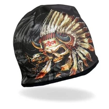  KHC1024 Sublimated Indian Skull Beanie - fits Most One Size Multi
