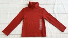 Polo Ralph Lauren Little Girls T-shirt Red XL 16 Ribbed Cotton-Blend Turtleneck