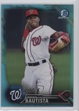 2016 Bowman Draft Chrome Top Prospects Sky Blue Refractor Rafael Bautista 0f8