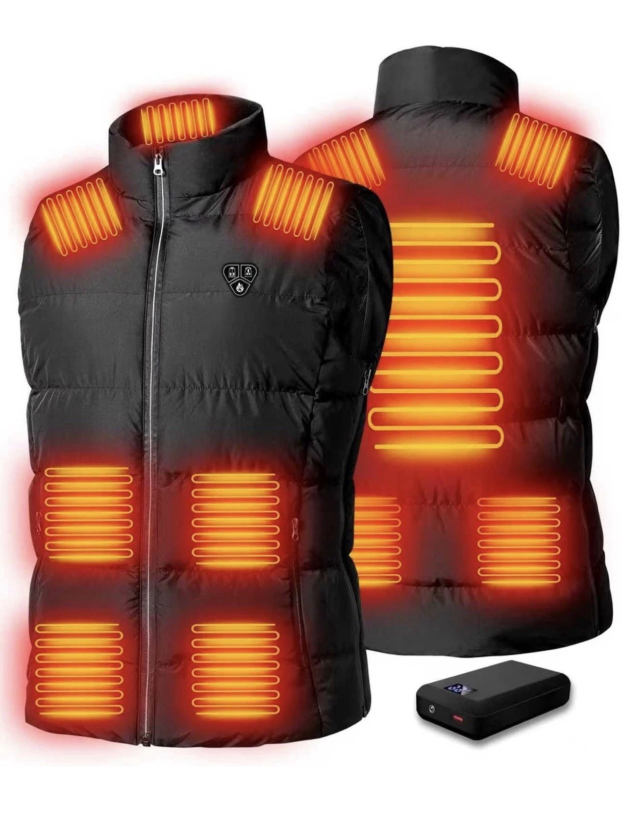 Heated Vest For Men With 16000Mah Battery Pack Included Size Large