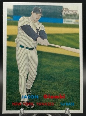 Jason Giambi  2006 Topps Heritage #341 Short Print SP New York Yankees