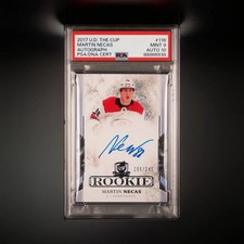 2017 UPPER DECK THE CUP MARTIN NECAS 116 AUTOGRAPH PSA MINT 9 /249