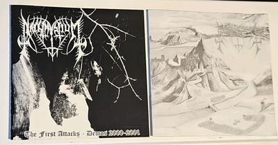 Nachtmystium (2) CD lot -First Attacks Demos 2000-2001 Regimental 1Burzum Mayhem