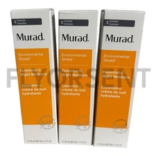 X3 Murad Environmental Shield Essential-C Night Moisture 1.7oz/50ml NIB EXP