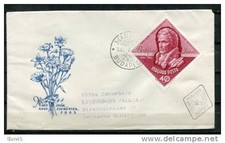 Hungary 1963 Cover  First Day  cancel  to Germany Janos Batsanyi