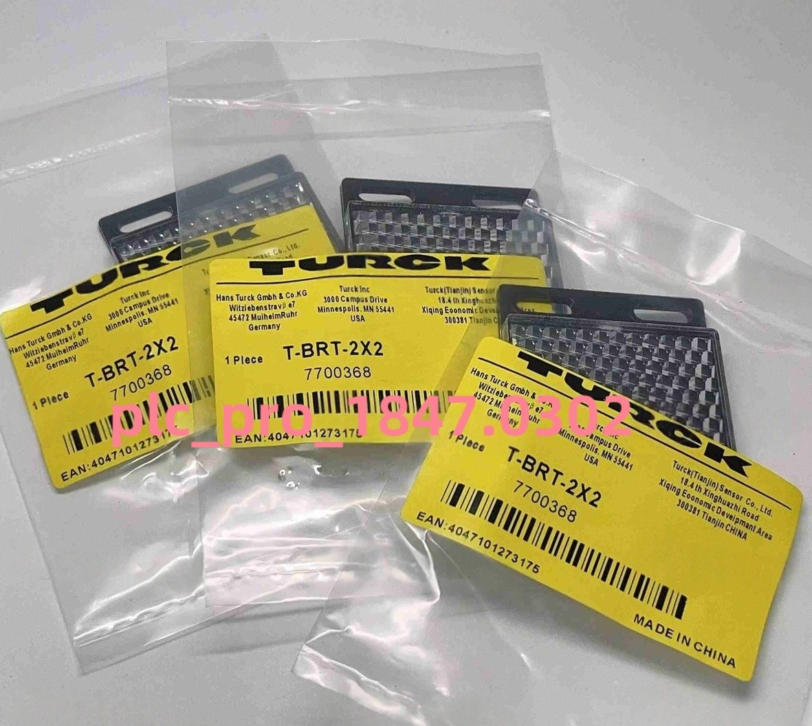 3PCS Brand New TURCK T-BRT-2X2 7700368 Sensor Reflector Fast shipment
