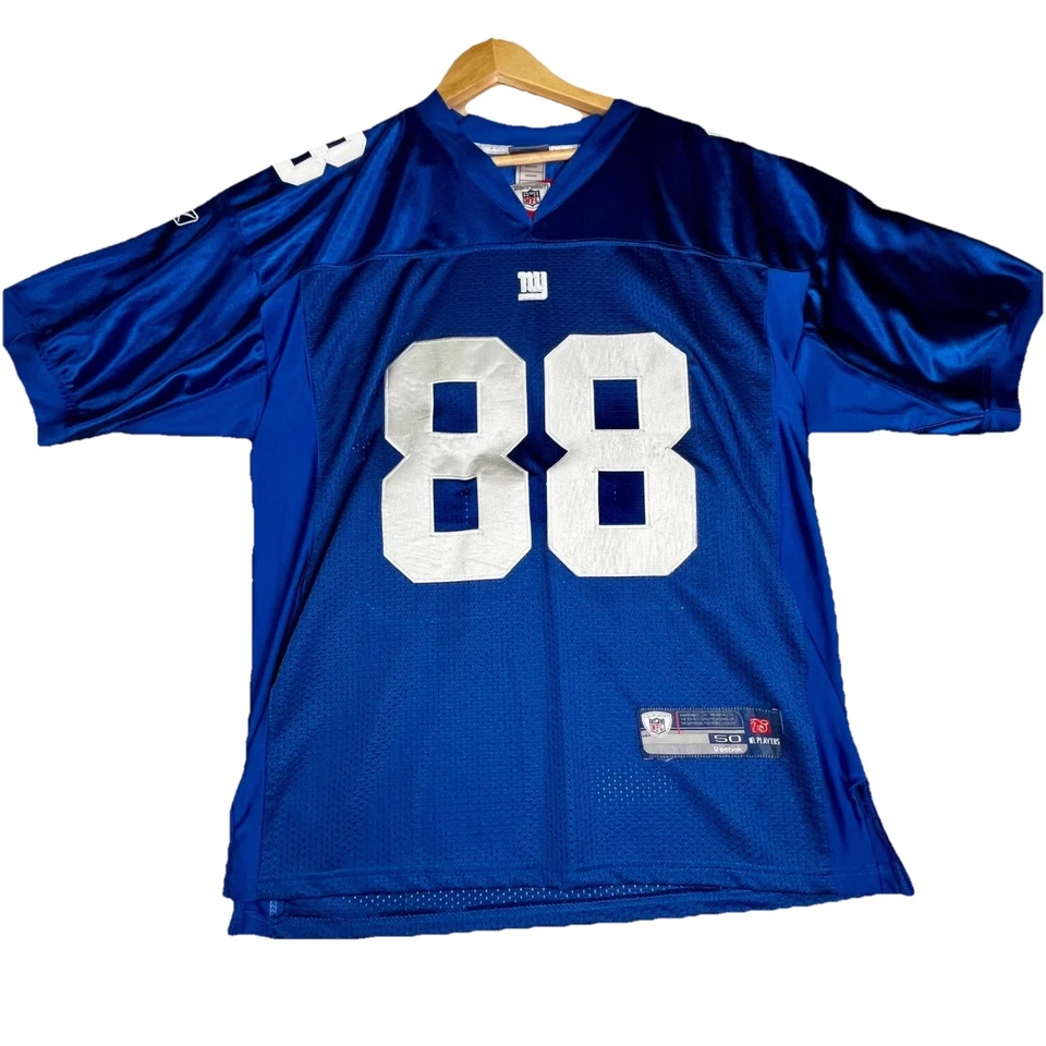 Camiseta de fútbol americano de los New York Giants Hakeem Nicks #88 NFL Reebok On Field grande para hombre Foto 2 de 4