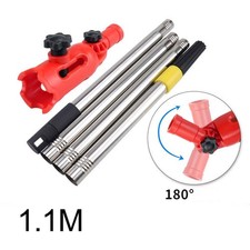 Innovative Telescopic Rod for Effortless Painting of Bookshelves and Gutters