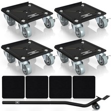 UKG-001 4 Pack of 4 Wheel Heavy Duty Movement Set,Furniture Moving Dolly 350KG L