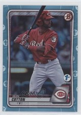 2020 Bowman Draft 1st Edition Sky Blue Foil Quin Cotton #BD-104 0ks