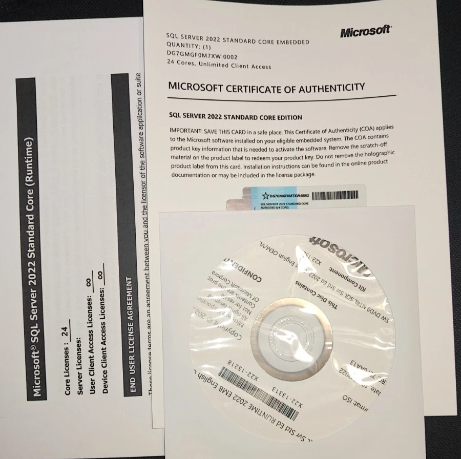 Microsoft SQL Server 2022 Standard Core - 24 Core / No CALs Required - Image 2 of 3