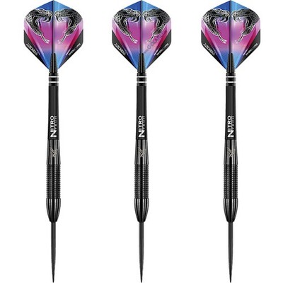 Red Dragon Steel Darts Peter Wright Snakebite 3 Black Steeltip Dart Steeldart