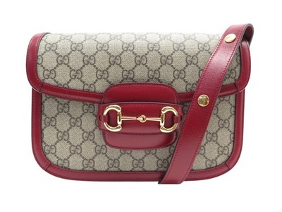 NEU GUCCI HORSEBIT HANDTASCHE 1955 MM 602204 CANVAS GG SUPREME SCHULTERTASCHE...