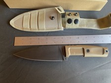 Extrema Ratio Shrapnel One Desert Tan Bohler N690 Fixed Blade Knife
