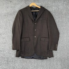 John W. Nordstrom Loro Piana Men  S Brown 100 Cashmere Blazer Jacket 38R
