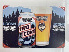 UCONN - Connecticut Huskies - Two Roads Brewing Sign - Craft Beer