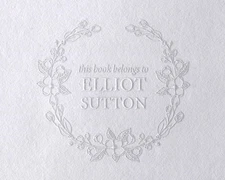 Personalised Book Embosser Stamp Custom Library Stamp Gift for Book Lovers AUS