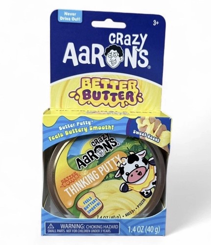 VIRAL Aarons Crazy BETTER BUTTER Thinking Putty New! Sealed! Fast Shipping 1.4oz
