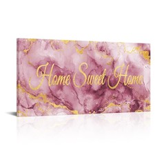 Home Decor Sign Home Sweet Home Picture for Bathroom Bedroom, Living Room, Ha...