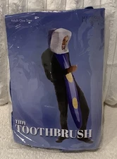 Hauntlook Blue Toothbrush Halloween Costume Adult One Size Incomplete