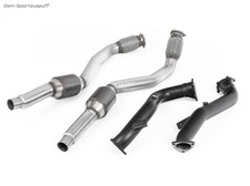 Milltek Frontpipes 100-Zeller Sport-Kats Audi RS7 C7 Typ 4G zur Montage an Serie