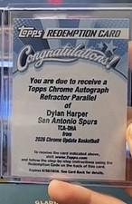 Marketplace image: 2026 Topps Chrome Update Dylan Harper Refractor Auto 🚨 Spurs Rookie 🚨 eBay 1/1