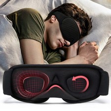 3D Sleeping Mask Block Out Light Sleep Mask For Eyes Soft Sleeping Aid Eye Mask