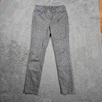 NYDJ Alina Legging Jeans Women's Size 4 Leopard Print Lift Tuck Technology