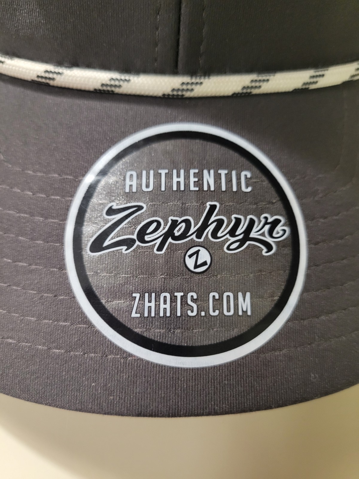 Zephyr Snapback Hat Gray Adjustable Solid Pattern… - image 6