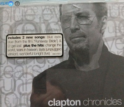 Eric Clapton Chronicles -  Best Of Eric Clapton CD 1999 reptile records  warner