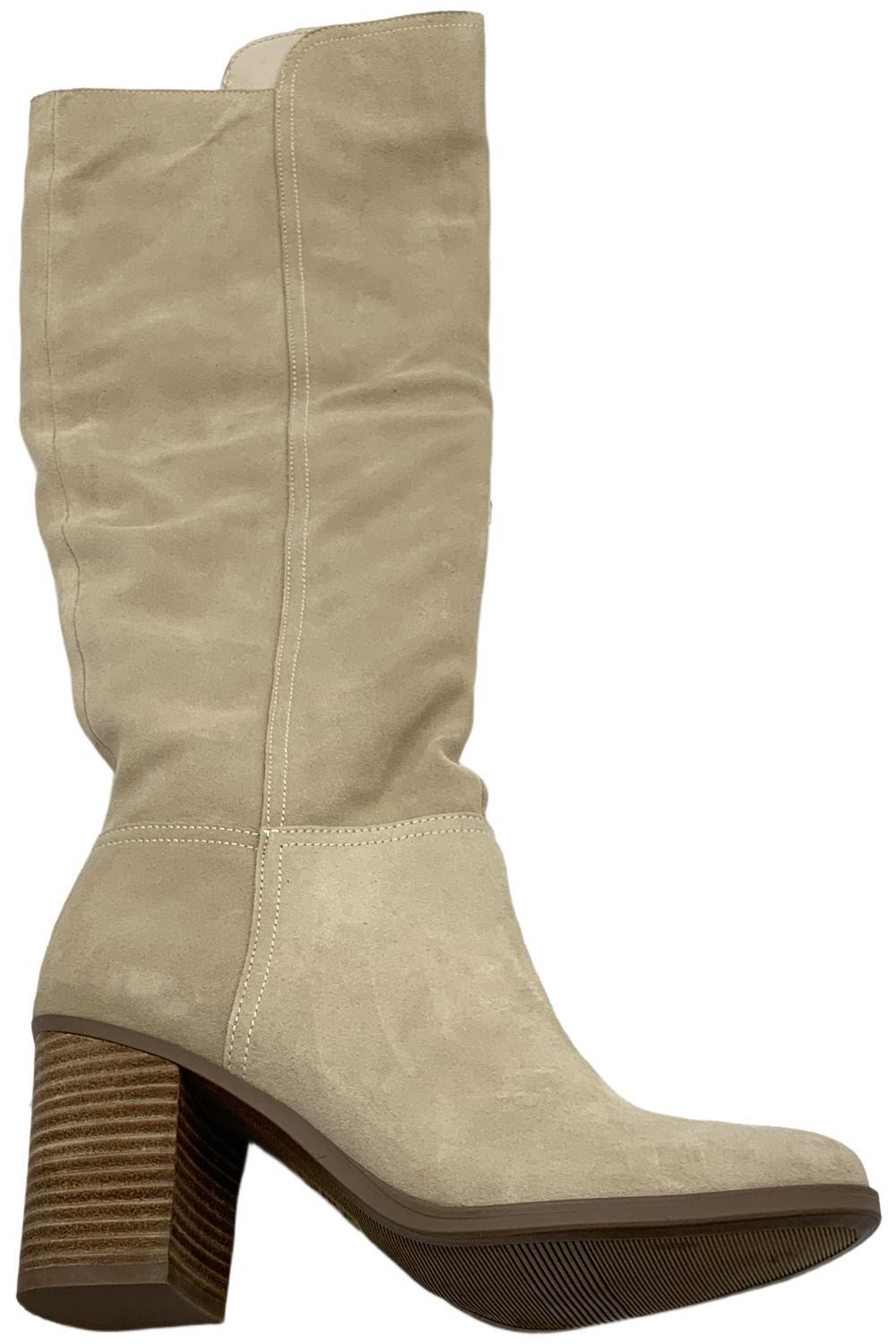 Naturalizer Womens Kyrie Boot Porcelain Beige Suede 17590₽