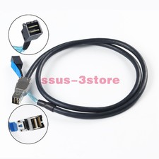 External HD Mini SAS SFF-8644 to Internal HD Mini SAS SFF-8643 Cable 12Gb/s 1m