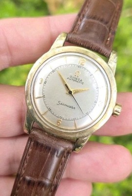 Vintage 1952 Omega Seamaster 2577 Automatic Bumper Cal 351 Men's 34mm Watch