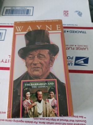 The Barbarian and the Geisha,John Wayne VHS, 1958 NEW SEALED WATERMARK,KEY VIDEO